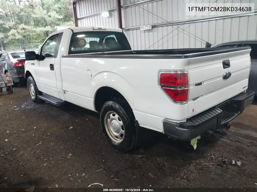 2011 FORD F-150 VIN 1FTMF1CM2BKD34638 — фото 3