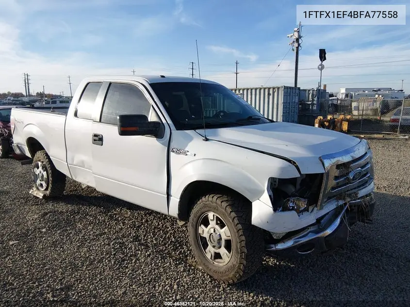 FORD F-150 2011, VIN 1FTFX1EF4BFA77558