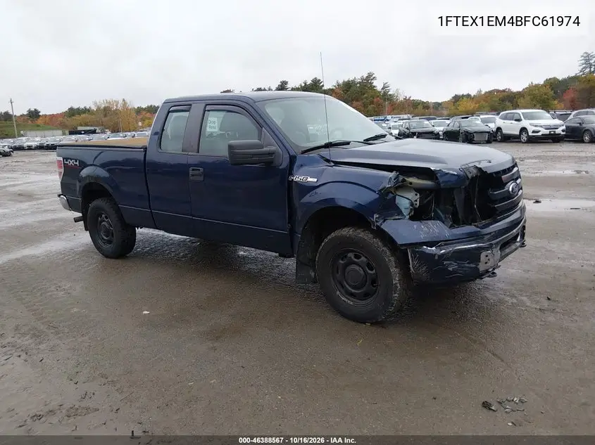 FORD F-150 2011, VIN 1FTEX1EM4BFC61974