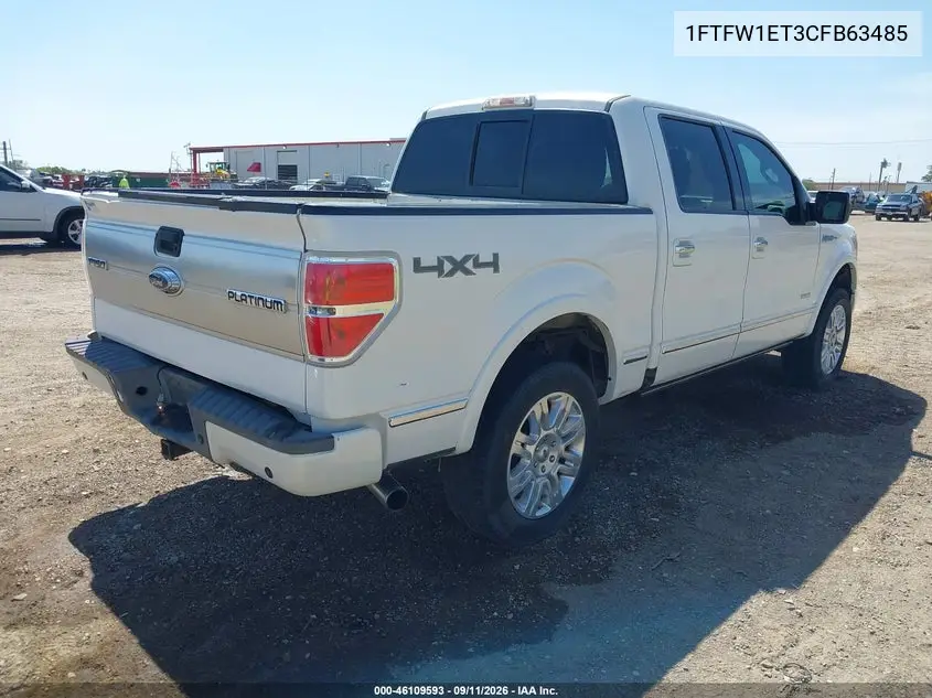 2012 FORD F-150 VIN 1FTFW1ET3CFB63485 — фото 4