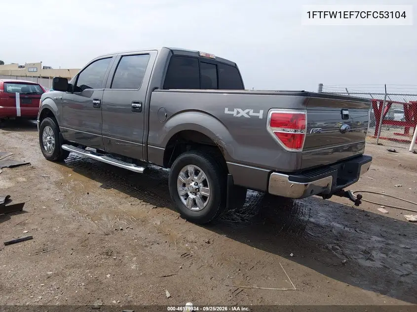 2012 FORD F-150 VIN 1FTFW1EF7CFC53104 — фото 3