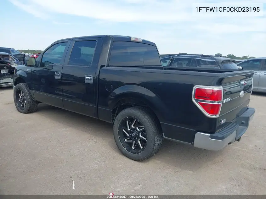 2012 FORD F-150 VIN 1FTFW1CF0CKD23195 — фото 3