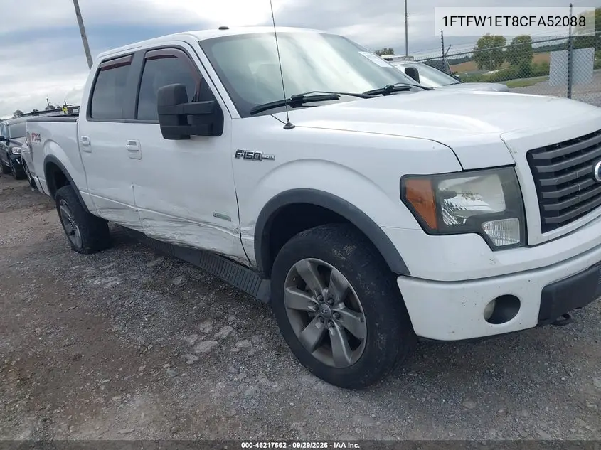 FORD F-150 2012, VIN 1FTFW1ET8CFA52088
