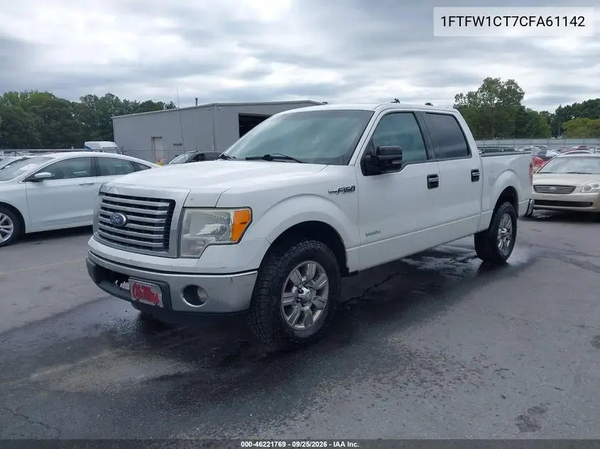 2012 FORD F-150 VIN 1FTFW1CT7CFA61142 — фото 2