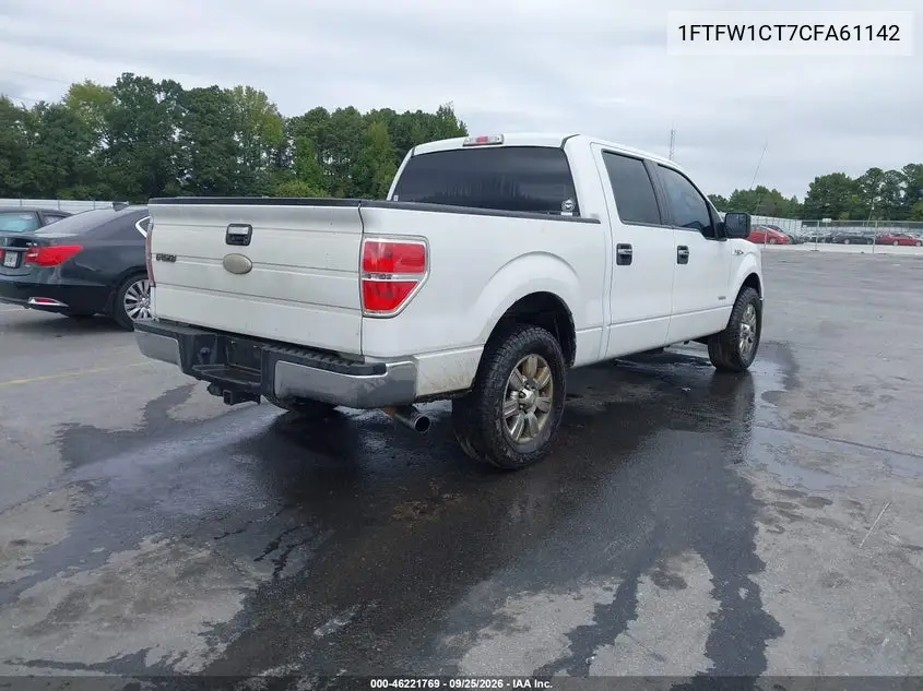 2012 FORD F-150 VIN 1FTFW1CT7CFA61142 — фото 4