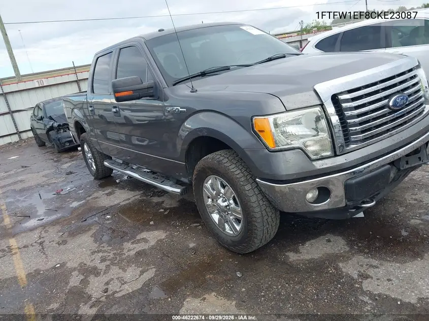 FORD F-150 2012, VIN 1FTFW1EF8CKE23087