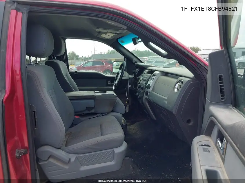 2012 FORD F-150 VIN 1FTFX1ET8CFB94521 — фото 5