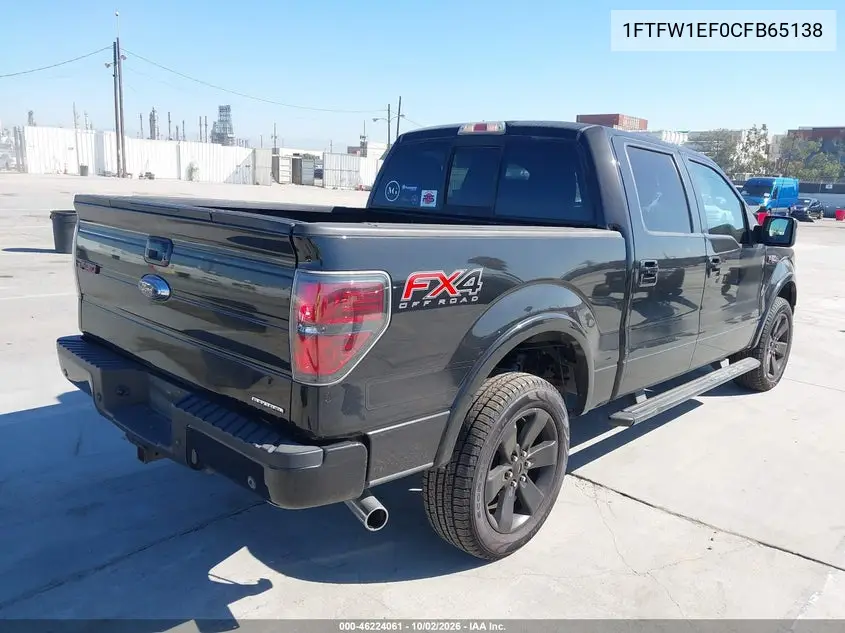 2012 FORD F-150 VIN 1FTFW1EF0CFB65138 — фото 4