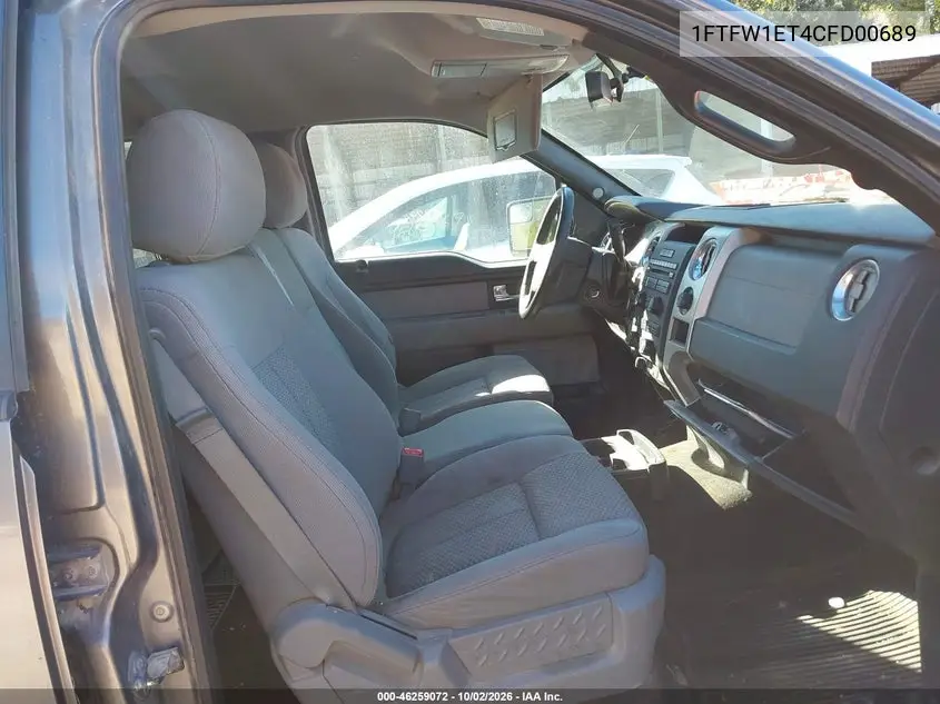 2012 FORD F-150 VIN 1FTFW1ET4CFD00689 — фото 5