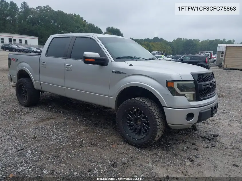 FORD F-150 2012, VIN 1FTFW1CF3CFC75863