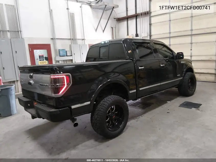 2012 FORD F-150 VIN 1FTFW1ET2CFD00741 — фото 4