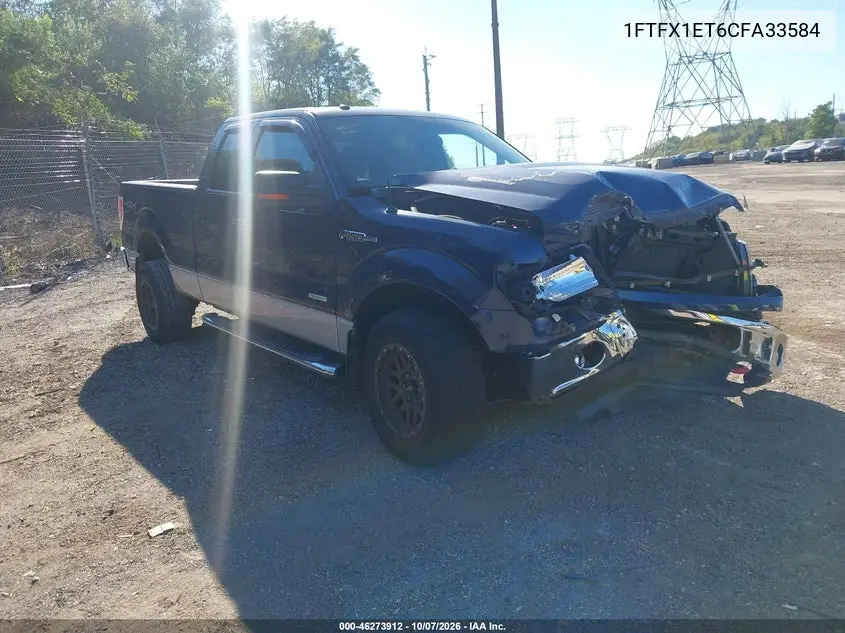 FORD F-150 2012, VIN 1FTFX1ET6CFA33584