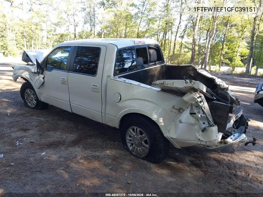 2012 FORD F-150 VIN 1FTFW1EF1CFC39151 — фото 3