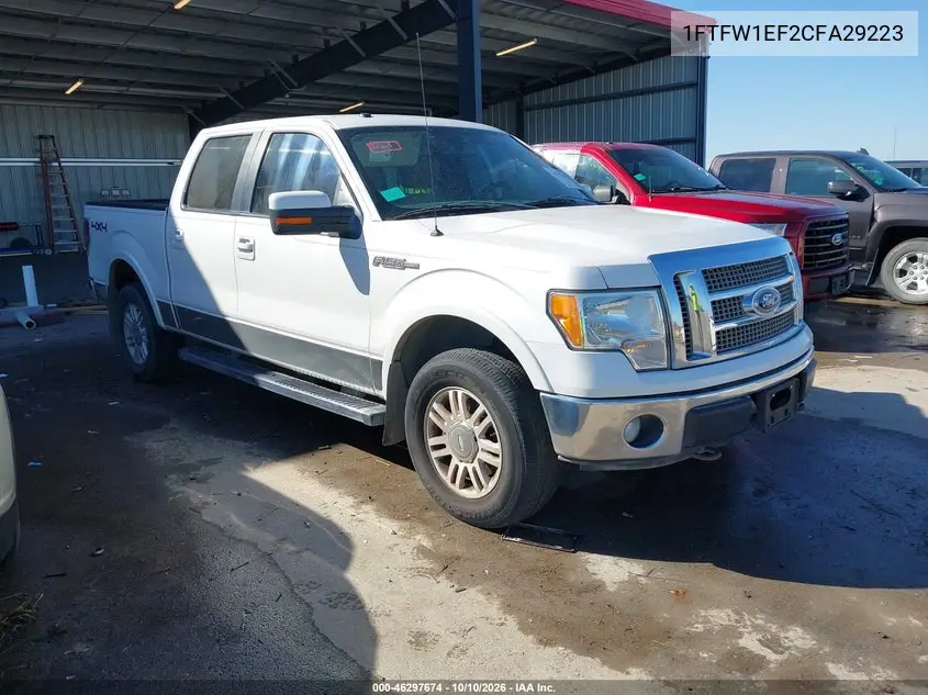 FORD F-150 2012, VIN 1FTFW1EF2CFA29223