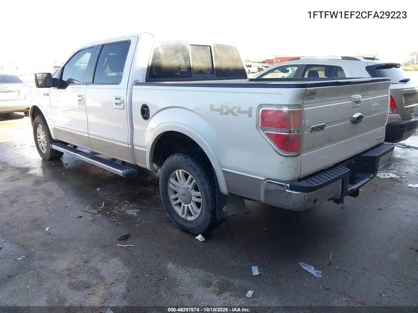 2012 FORD F-150 VIN 1FTFW1EF2CFA29223 — фото 3