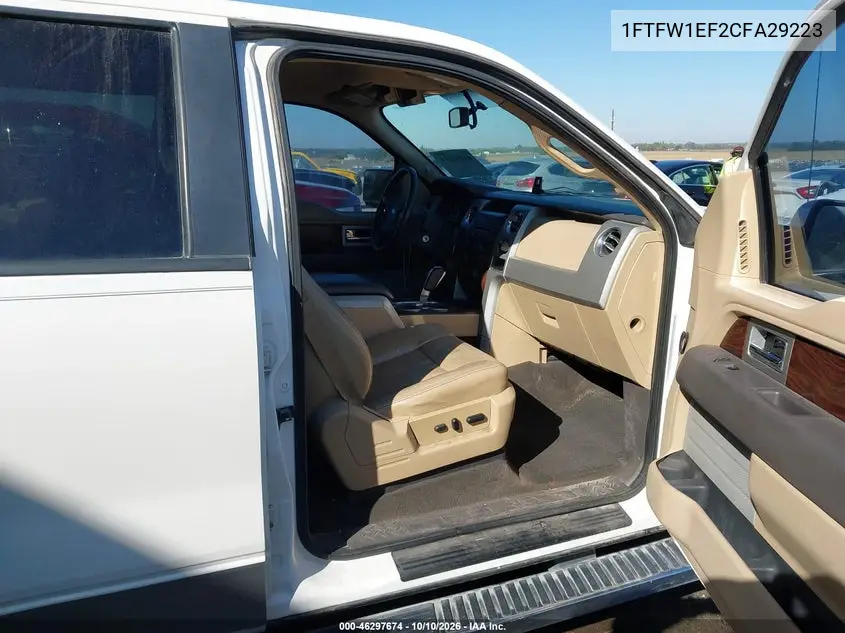 2012 FORD F-150 VIN 1FTFW1EF2CFA29223 — фото 5