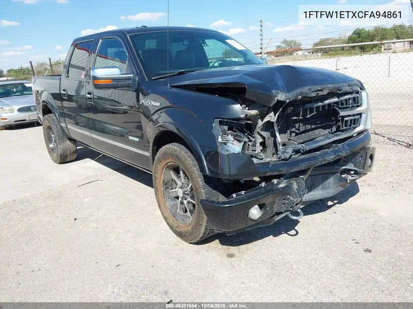 FORD F-150 2012, VIN 1FTFW1ETXCFA94861