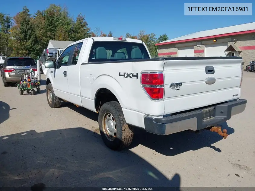 2012 FORD F-150 VIN 1FTEX1EM2CFA16981 — фото 3