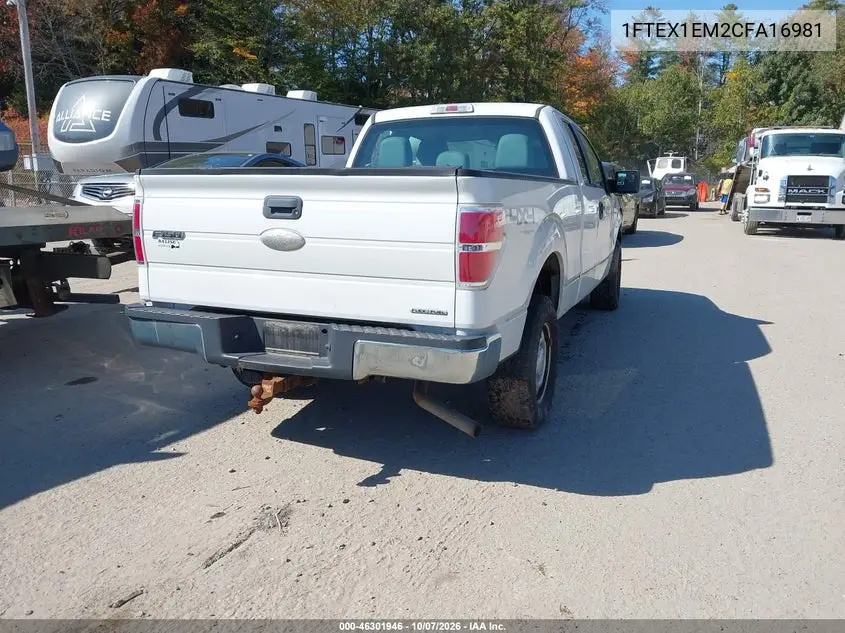 2012 FORD F-150 VIN 1FTEX1EM2CFA16981 — фото 4