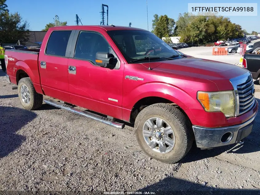 FORD F-150 2012, VIN 1FTFW1ET5CFA99188