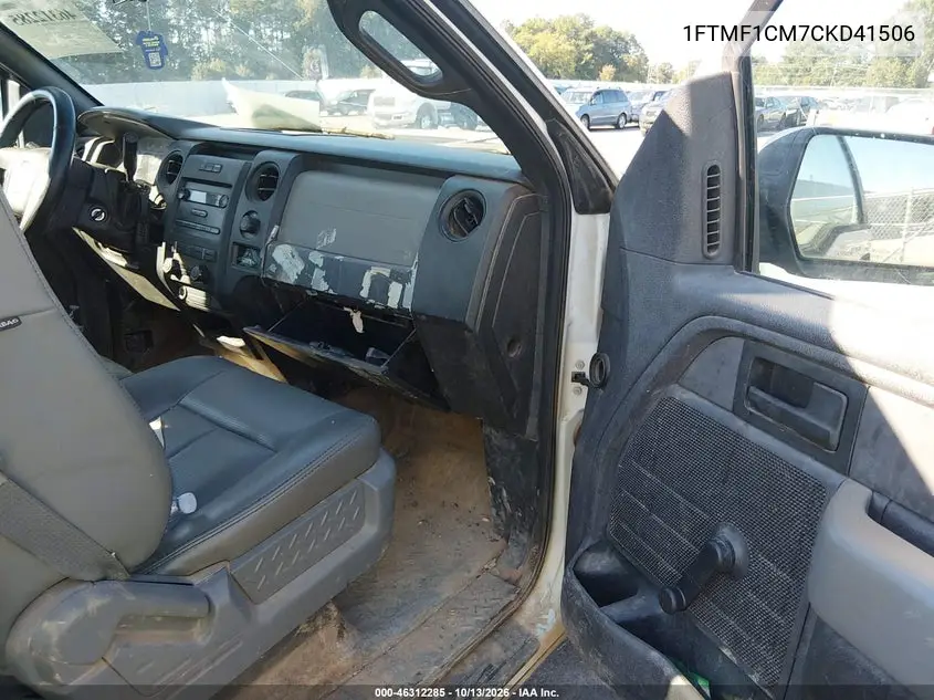 2012 FORD F-150 VIN 1FTMF1CM7CKD41506 — фото 5