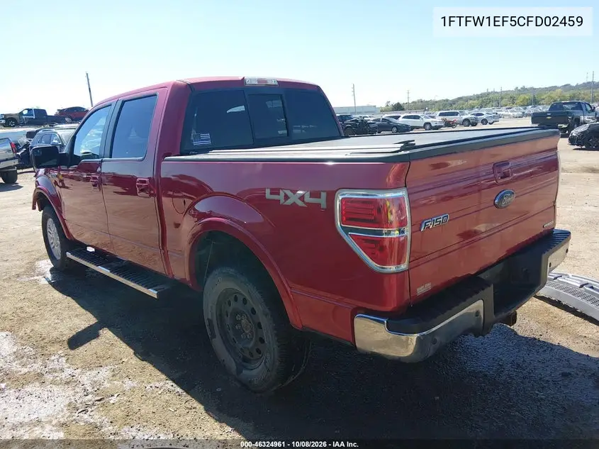 2012 FORD F-150 VIN 1FTFW1EF5CFD02459 — фото 4