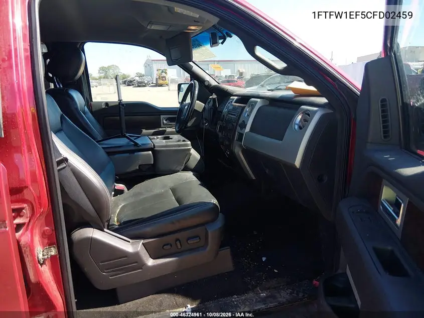 FORD F-150 2012, VIN 1FTFW1EF5CFD02459