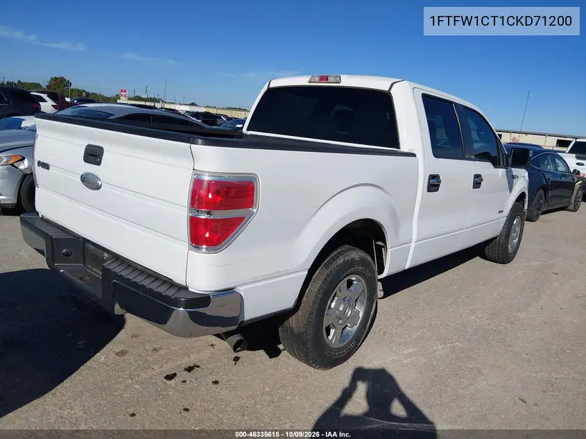 2012 FORD F-150 VIN 1FTFW1CT1CKD71200 — фото 4