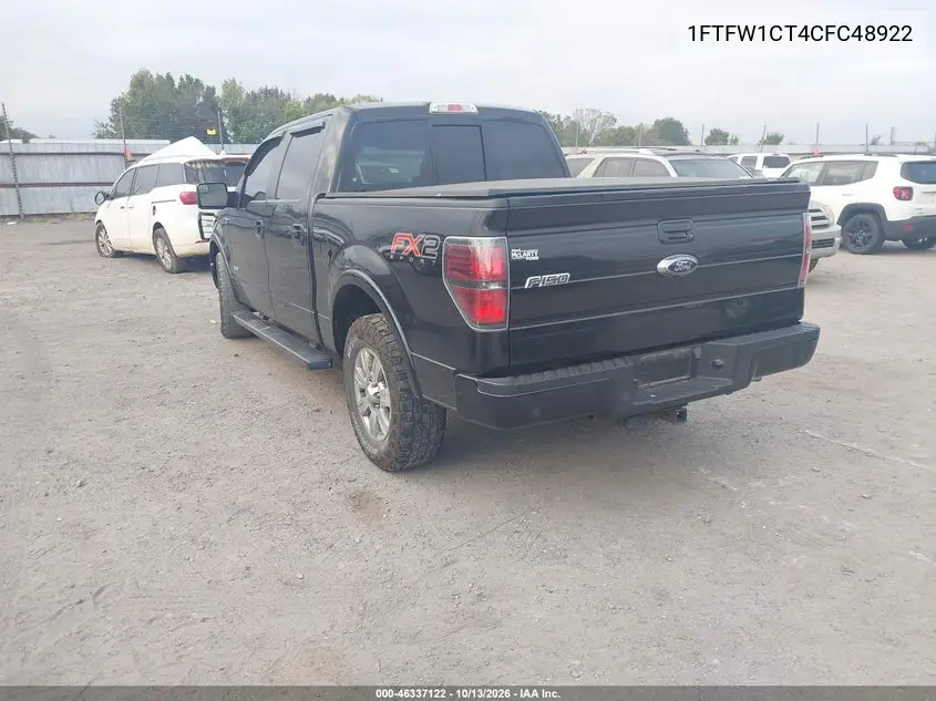 2012 FORD F-150 VIN 1FTFW1CT4CFC48922 — фото 3