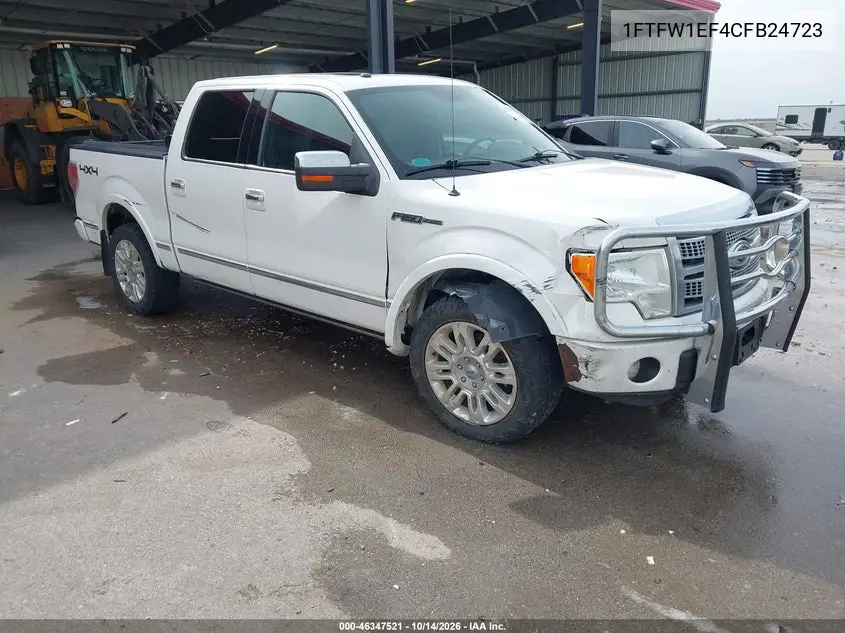 FORD F-150 2012, VIN 1FTFW1EF4CFB24723