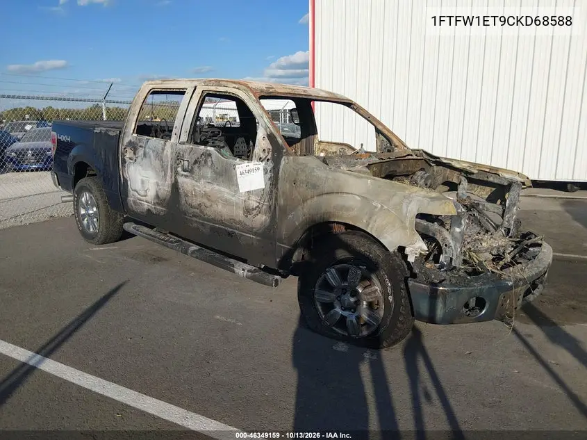 FORD F-150 2012, VIN 1FTFW1ET9CKD68588