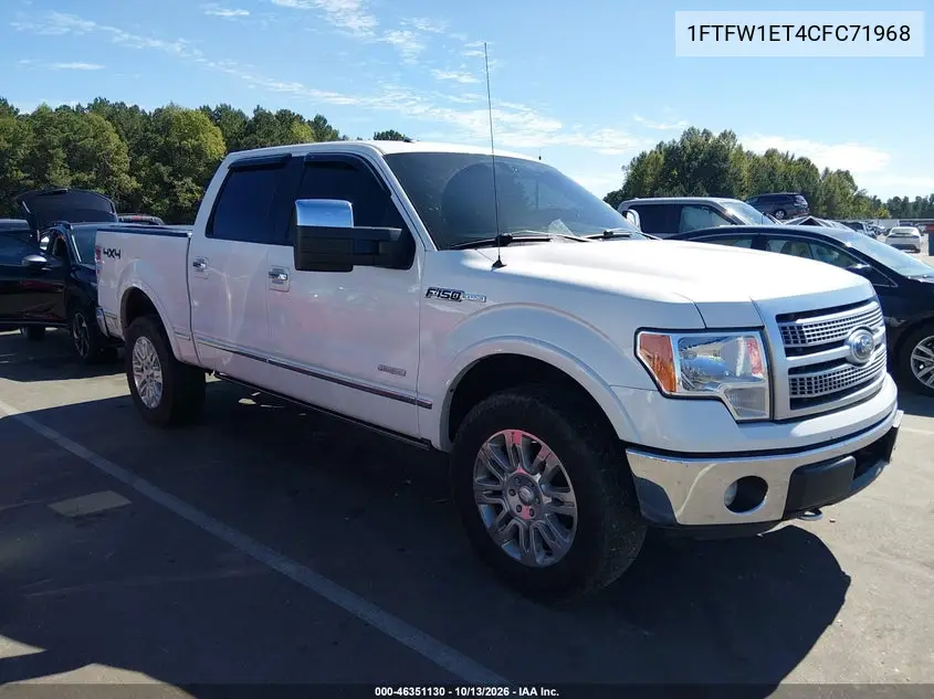 FORD F-150 2012, VIN 1FTFW1ET4CFC71968