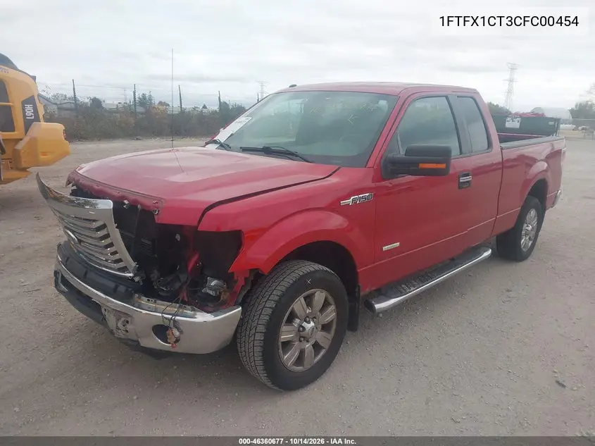 2012 FORD F-150 VIN 1FTFX1CT3CFC00454 — фото 2