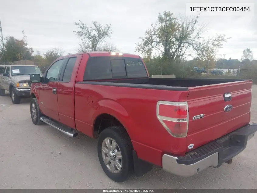 2012 FORD F-150 VIN 1FTFX1CT3CFC00454 — фото 3