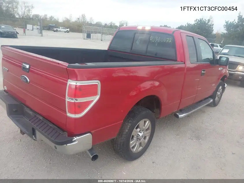 2012 FORD F-150 VIN 1FTFX1CT3CFC00454 — фото 4
