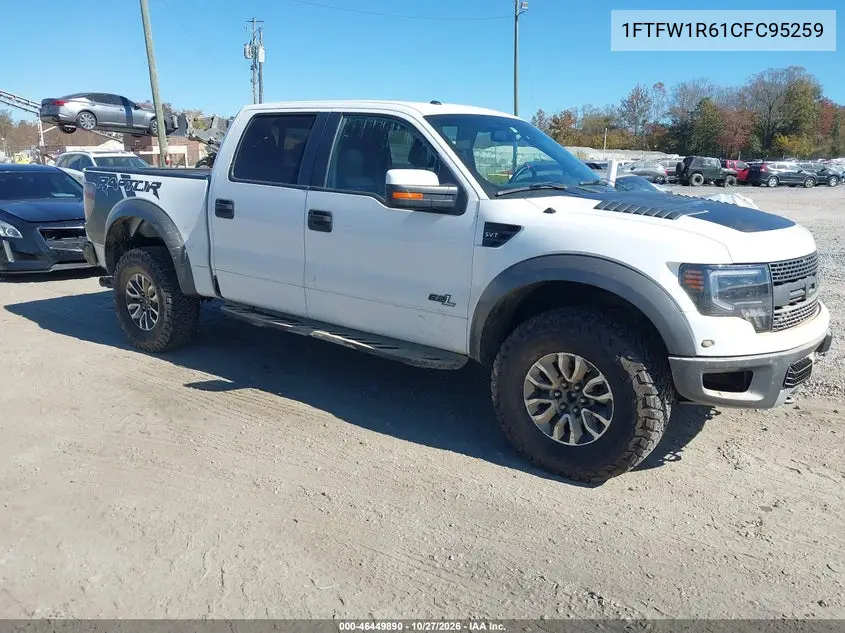 FORD F-150 2012, VIN 1FTFW1R61CFC95259