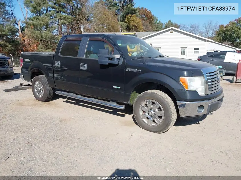 FORD F-150 2012, VIN 1FTFW1ET1CFA83974