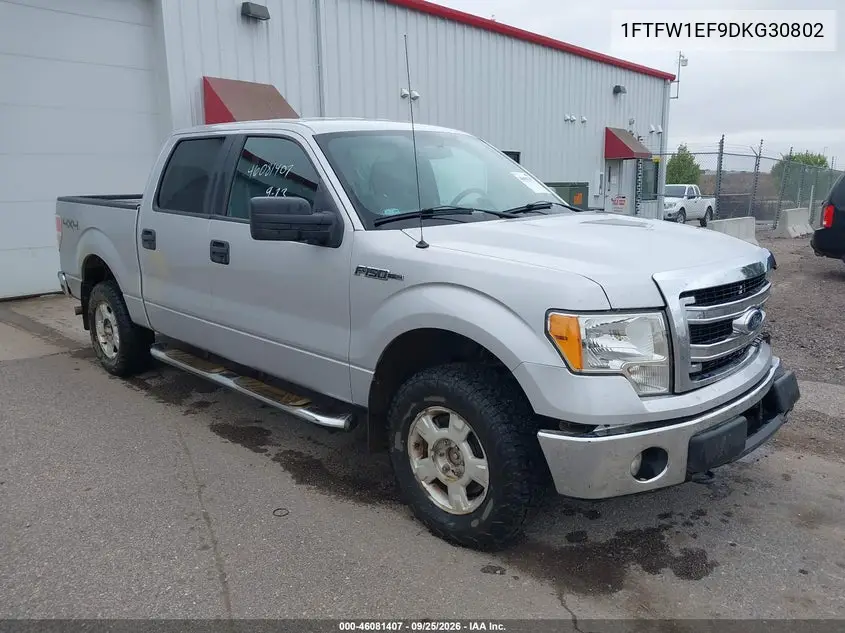 FORD F-150 2013, VIN 1FTFW1EF9DKG30802