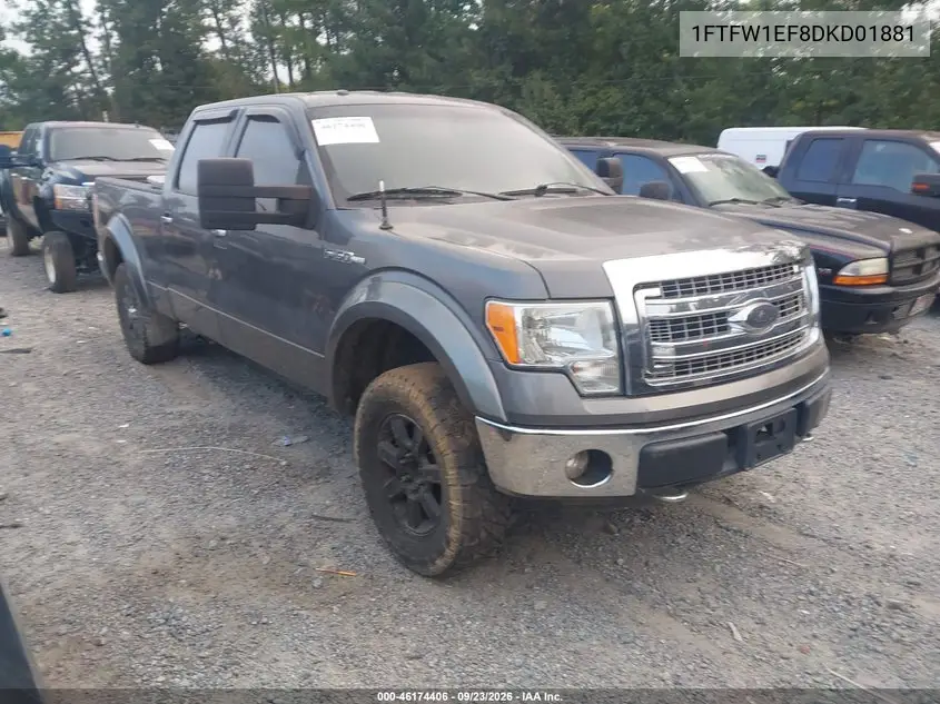 FORD F-150 2013, VIN 1FTFW1EF8DKD01881
