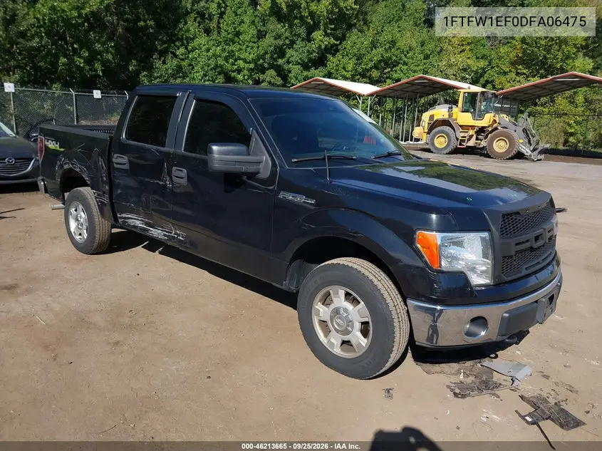 FORD F-150 2013, VIN 1FTFW1EF0DFA06475