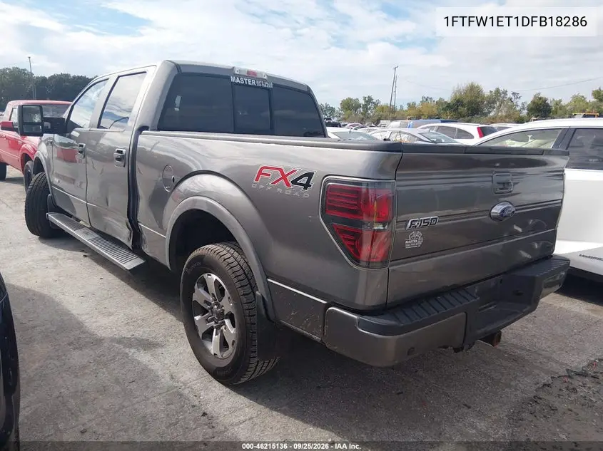 2013 FORD F-150 VIN 1FTFW1ET1DFB18286 — фото 3