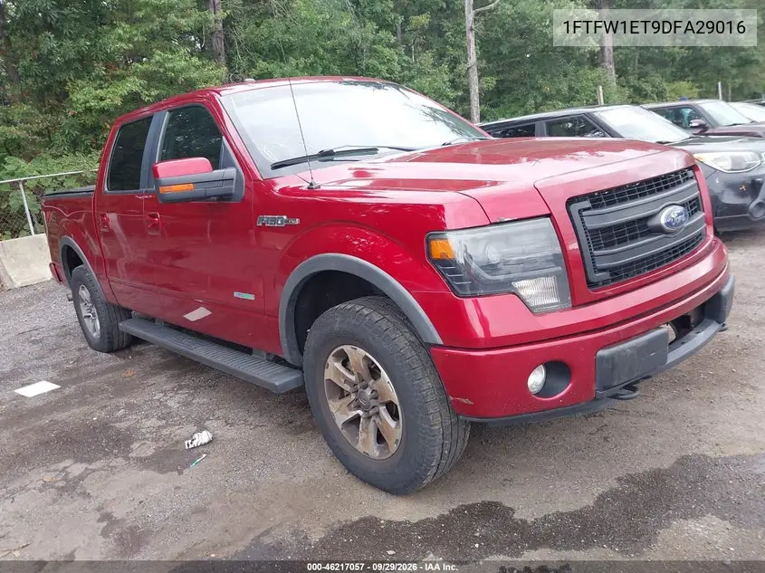 FORD F-150 2013, VIN 1FTFW1ET9DFA29016
