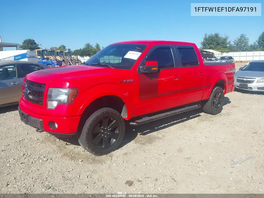 2013 FORD F-150 VIN 1FTFW1EF1DFA97191 — фото 2