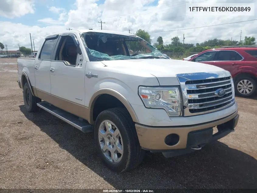 FORD F-150 2013, VIN 1FTFW1ET6DKD08849