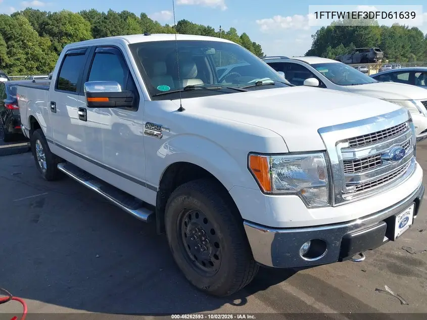 FORD F-150 2013, VIN 1FTFW1EF3DFD61639