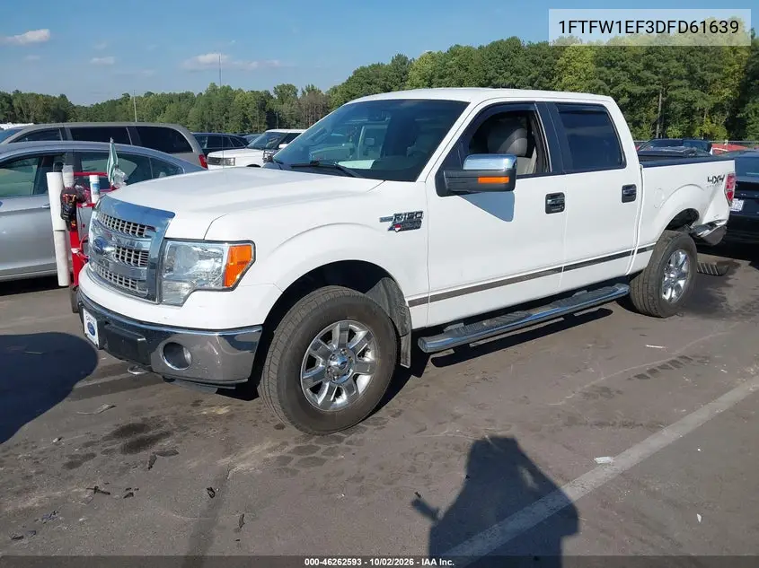 2013 FORD F-150 VIN 1FTFW1EF3DFD61639 — фото 2