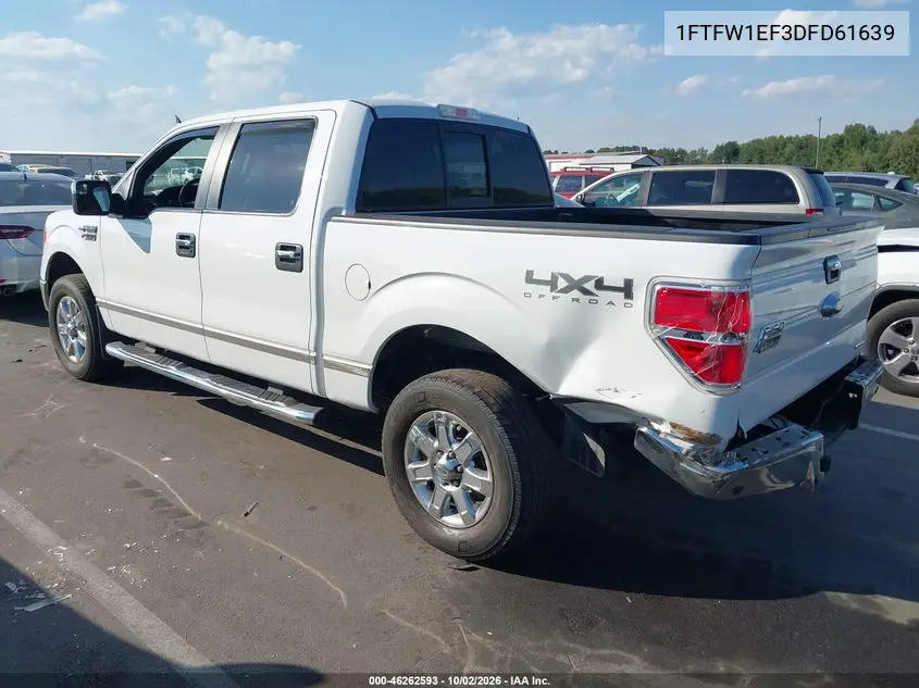 2013 FORD F-150 VIN 1FTFW1EF3DFD61639 — фото 3