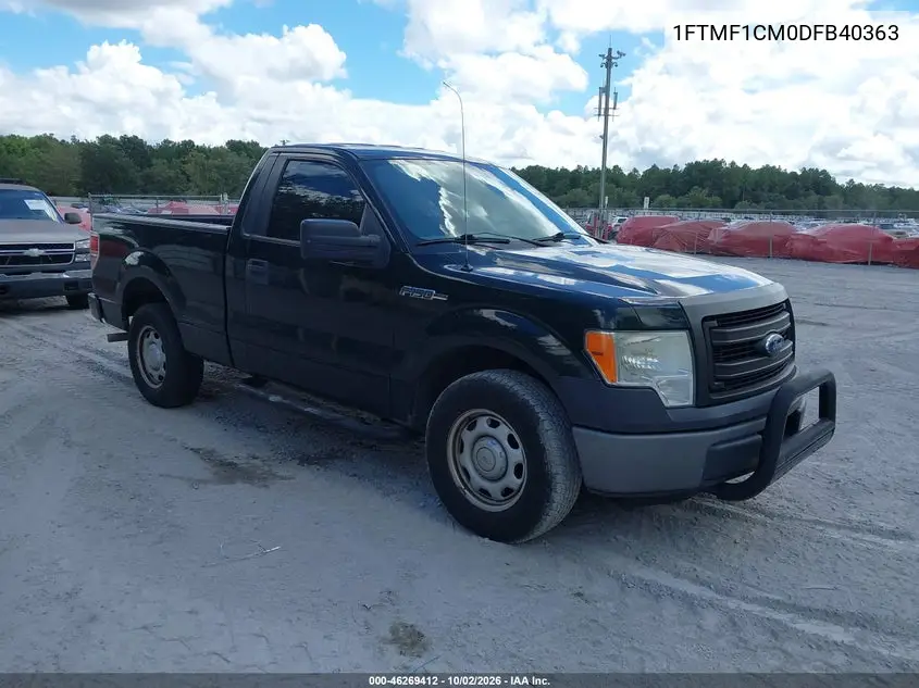 FORD F-150 2013, VIN 1FTMF1CM0DFB40363