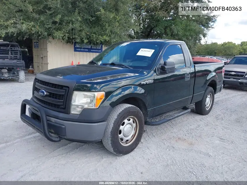 2013 FORD F-150 VIN 1FTMF1CM0DFB40363 — фото 2