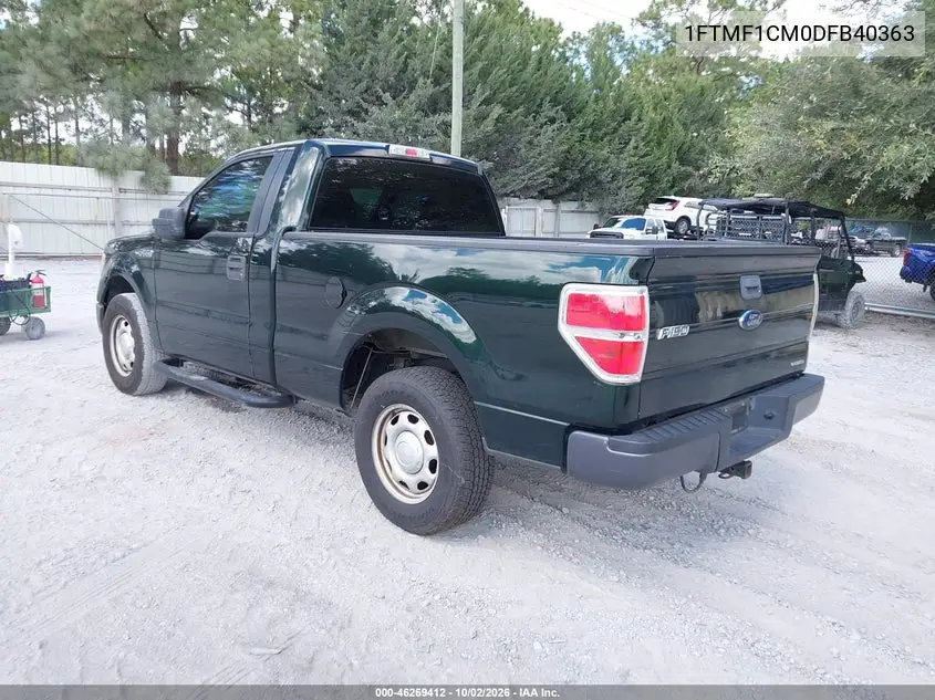 2013 FORD F-150 VIN 1FTMF1CM0DFB40363 — фото 3